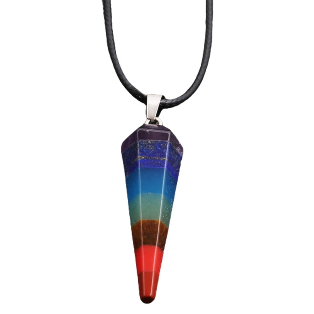 Unisex Necklace Multicolor Faux Stone Pendant Jewelry Long Lasting Fashion Appearance Pendant Necklace Jewelry Gifts Image 9