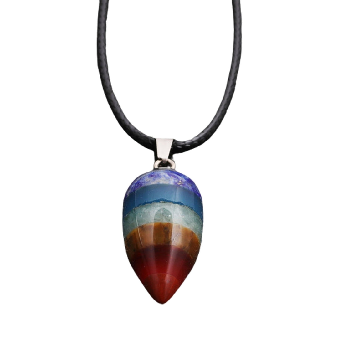 Unisex Necklace Multicolor Faux Stone Pendant Jewelry Long Lasting Fashion Appearance Pendant Necklace Jewelry Gifts Image 11