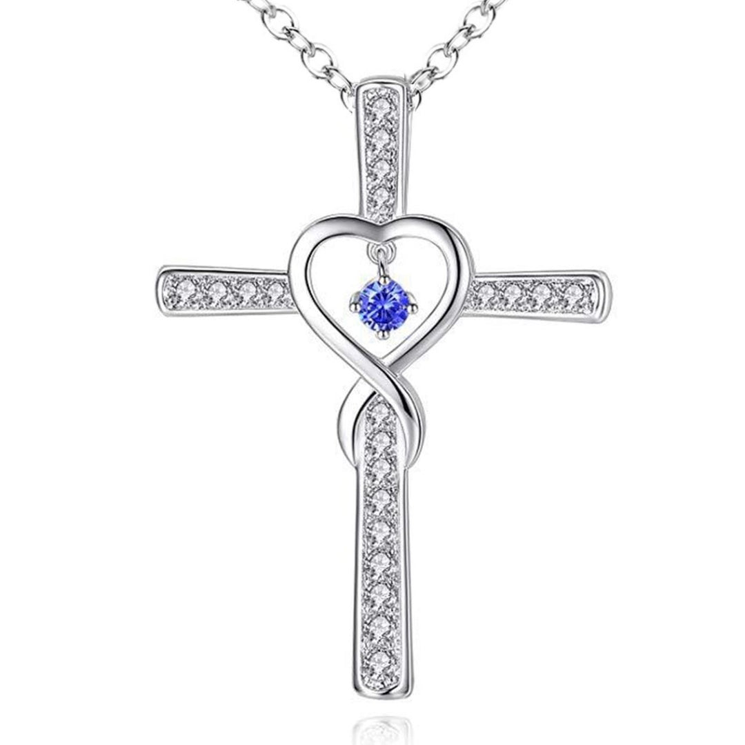 Casual Pendant Necklace Cross Design Comfortable to Wear Ornaments Unisex Handsome Necklace for Vacation Image 10