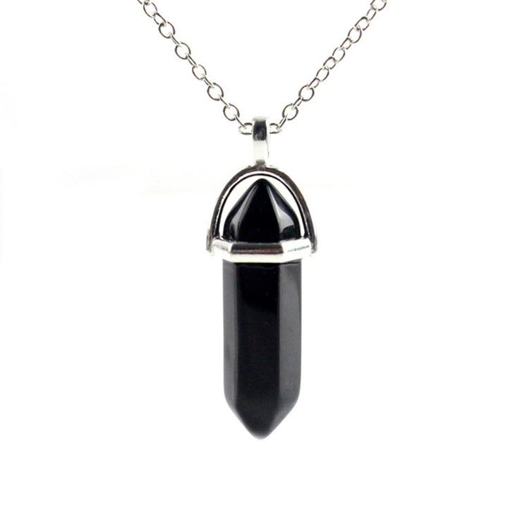 Nice-looking Necklace Perfect Gifts Alloy Faux Crystal Stone Pendant Necklace for Daily Image 8