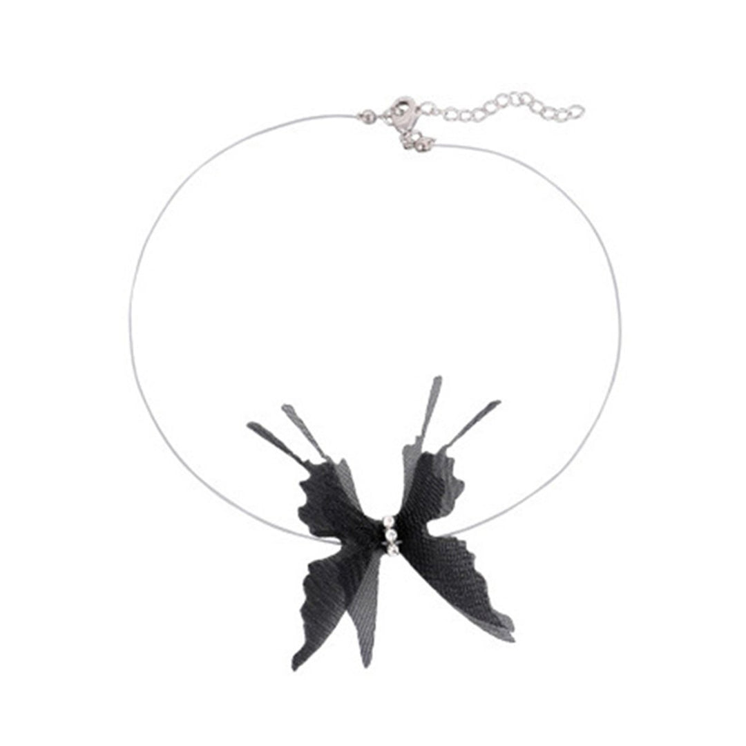 Sexy Choker Creative Shape Fashionable Alloy Butterfly Choker Neck Chain Decoration for Female Image 1