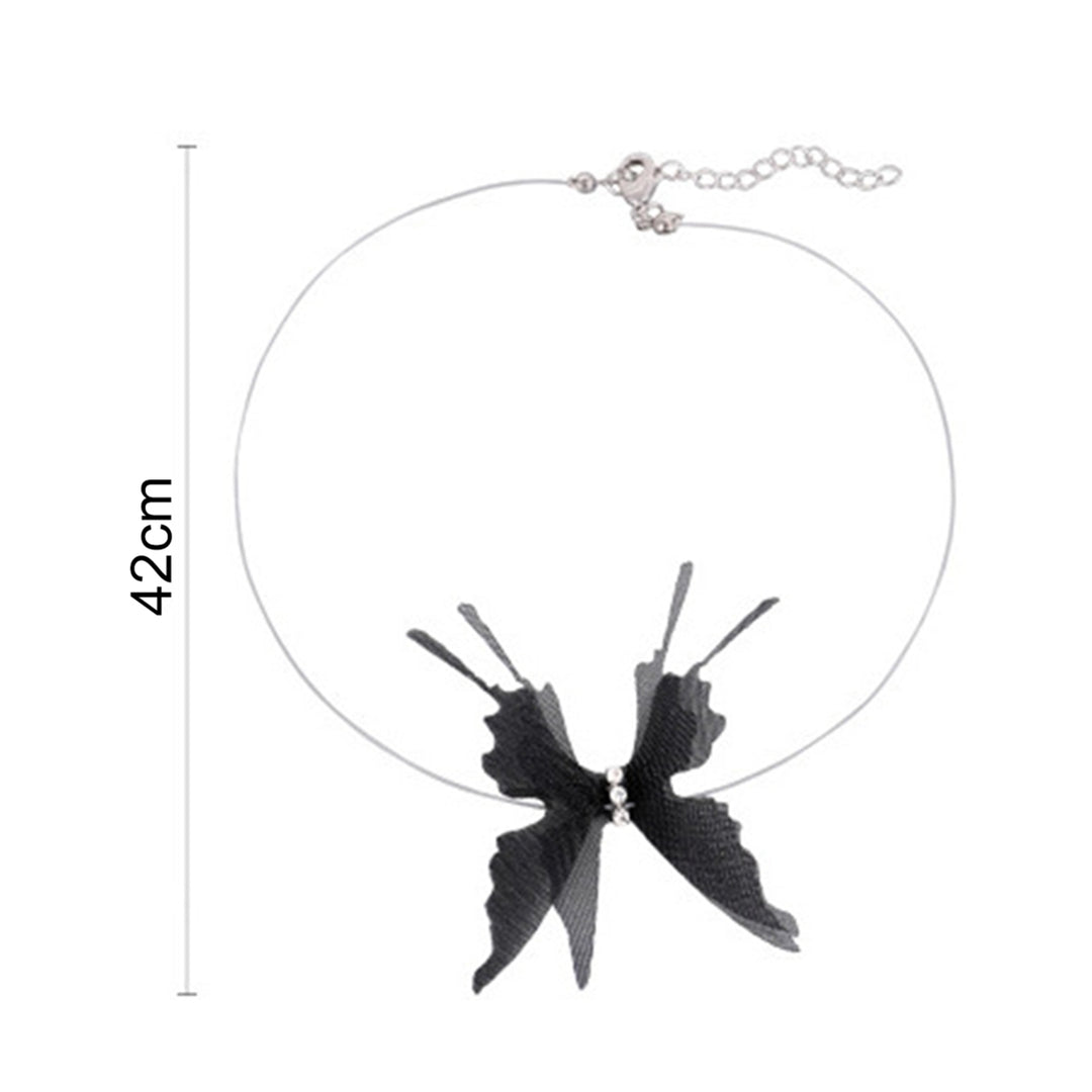 Sexy Choker Creative Shape Fashionable Alloy Butterfly Choker Neck Chain Decoration for Female Image 8