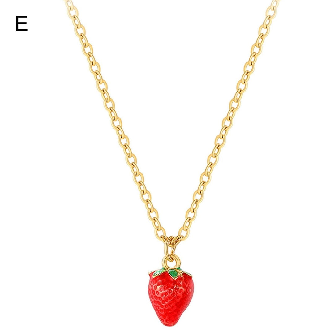 Pendant Necklace Grape Plated Jewelry Exquisite Bright Luster Necklace for Daily Wear Image 6