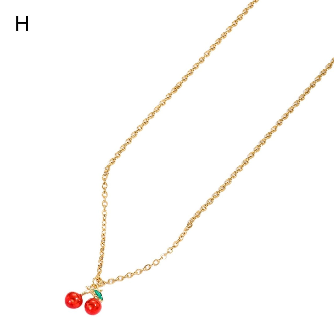 Pendant Necklace Grape Plated Jewelry Exquisite Bright Luster Necklace for Daily Wear Image 8