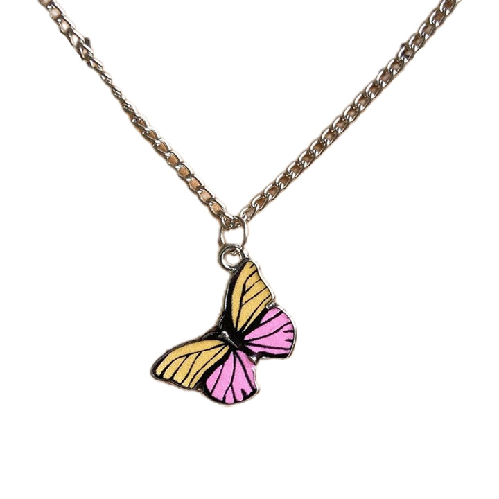 Women Necklace Butterfly Shape Good Workmanship Creative Alloy Women Pendant for Gift Image 6