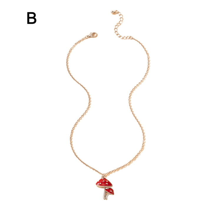 Pendant Necklace Cherry Dripping Oil Adjustable Exquisite Choker Necklace Jewelry Gifts Image 2