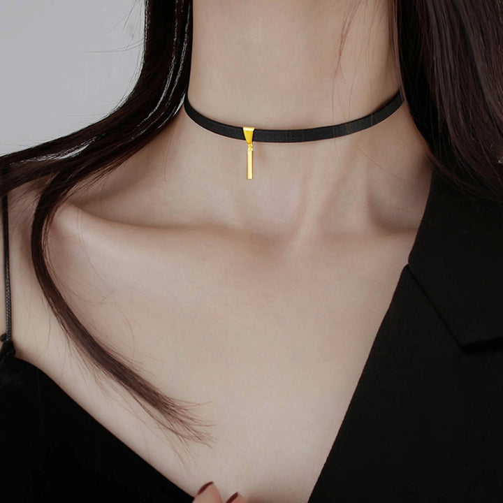 Minimalist Clavicle Chain Simple Charming Geometric Style Necklace Choker for Daily Wear Image 2