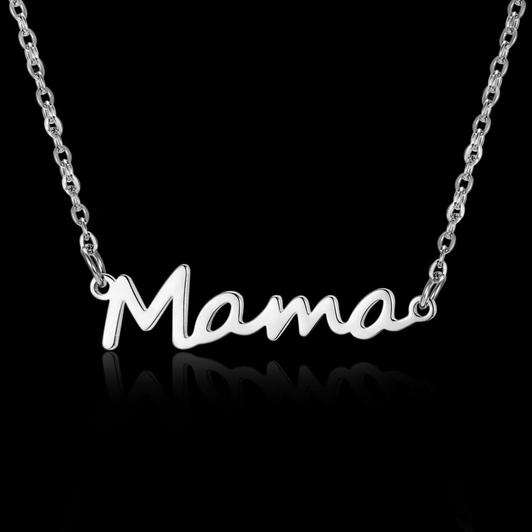 Adjustable Elegant Link Chain Women Necklace Mama Letter Pendant Necklace for Mother Day Image 11