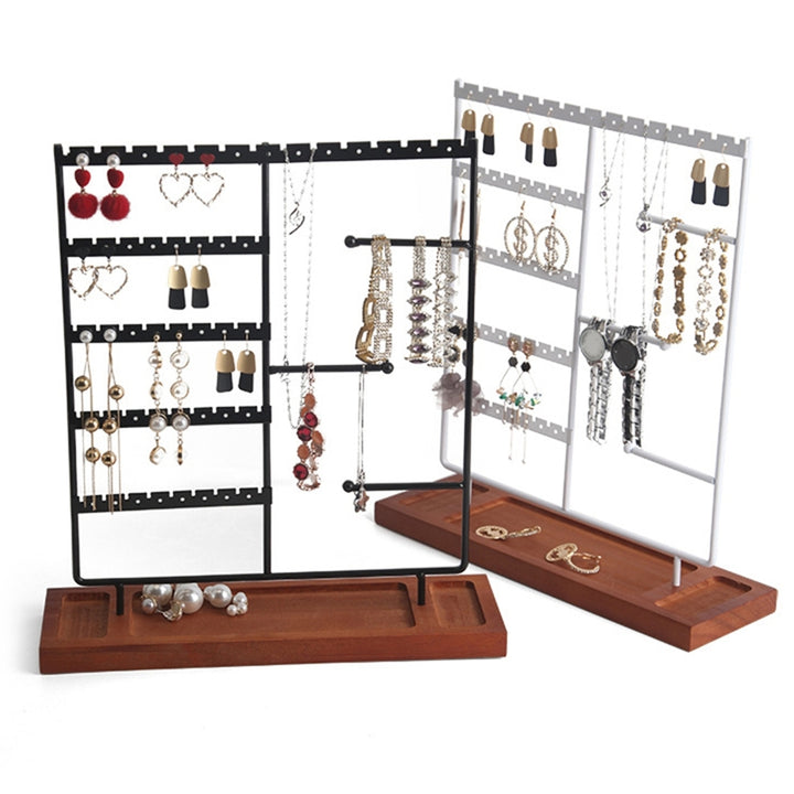 Earrings Display Stands Non-Slip Space-Saving Sturdy Practical Earrings Rack for Home Image 1