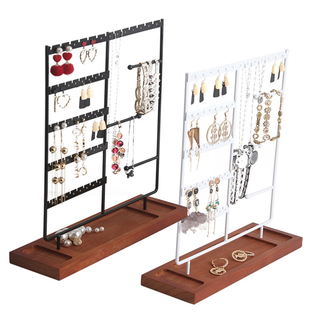 Earrings Display Stands Non-Slip Space-Saving Sturdy Practical Earrings Rack for Home Image 3