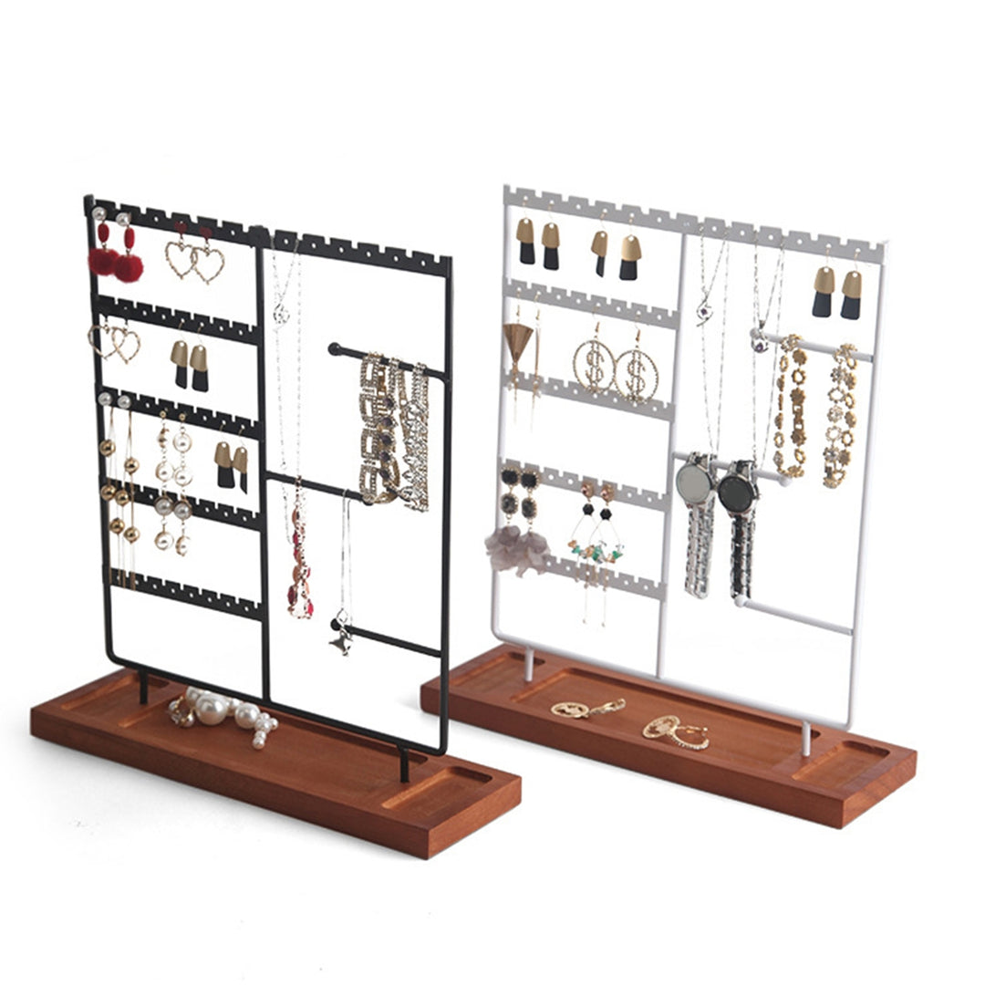 Earrings Display Stands Non-Slip Space-Saving Sturdy Practical Earrings Rack for Home Image 4