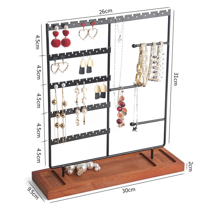 Earrings Display Stands Non-Slip Space-Saving Sturdy Practical Earrings Rack for Home Image 6