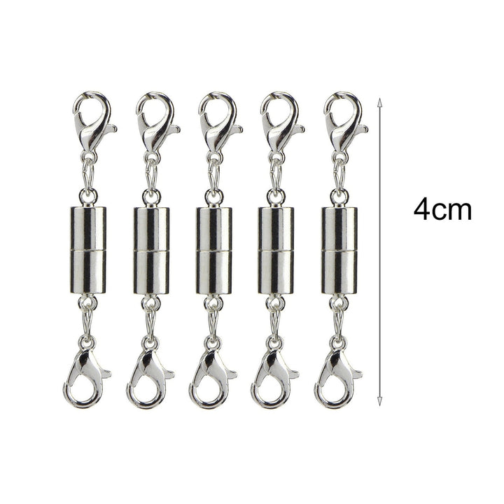 5Pcs Necklace Clasps Plated Multipurpose DIY Bracelet Anklet Lobster Clasps Magnet Buckles Jewelry Findings Image 4