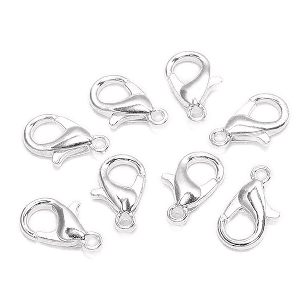 50Pcs Lobster Hooks Plated Multipurpose DIY Bracelet Necklace Key Ring Lobster Clasps Jewelry Findings Image 12