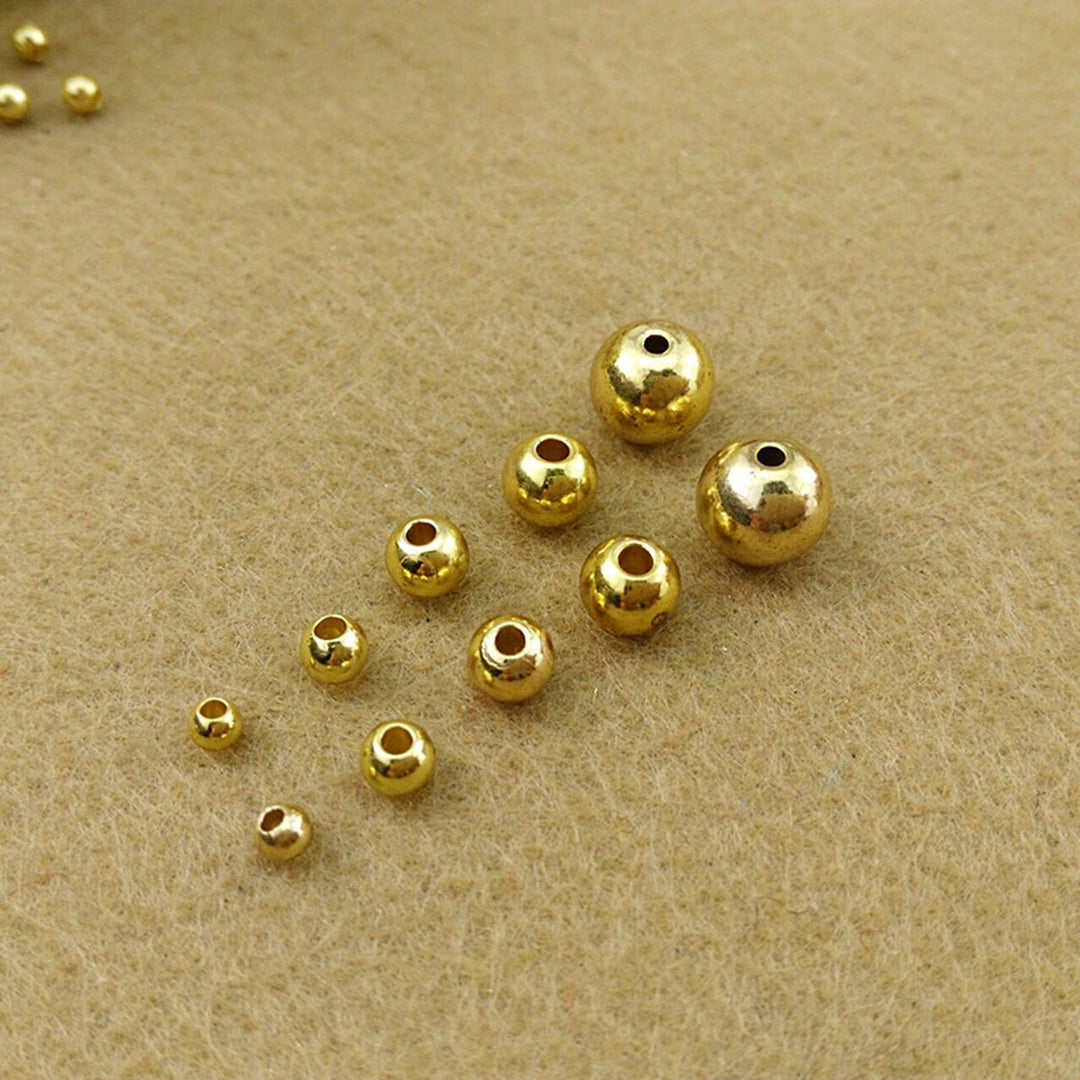 5 Boxes 2-5mm Spacer Bead Multi-size Wear-resistant Iron Stylish Spacer Beads for Handcraft Image 9