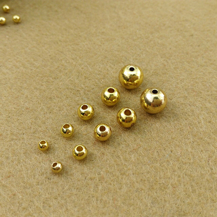 5 Boxes 2-5mm Spacer Bead Multi-size Wear-resistant Iron Stylish Spacer Beads for Handcraft Image 9