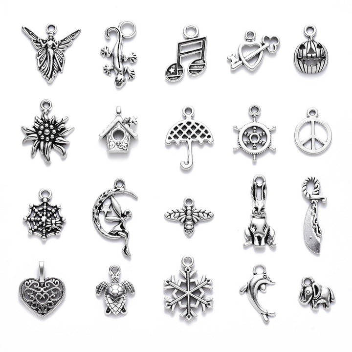 100Pcs Pendants DIY Beautiful Alloy Jewelry Making Accessories for Necklace Image 6