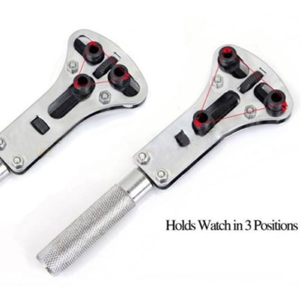 Wrist Watch Case Opener Adjustable Screw Back Remover Wrench Repair Tool Image 6