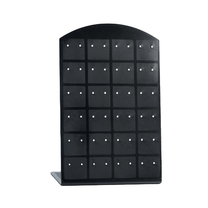 L Shape 24/48/72 Holes Ear Stud Earrings Display Rack Jewelry Holder Organizer Image 1