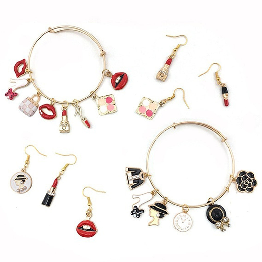 31Pcs DIY Alloy Star Love Pendants Earring Necklace Bracelet Jewelry Accessories Image 11