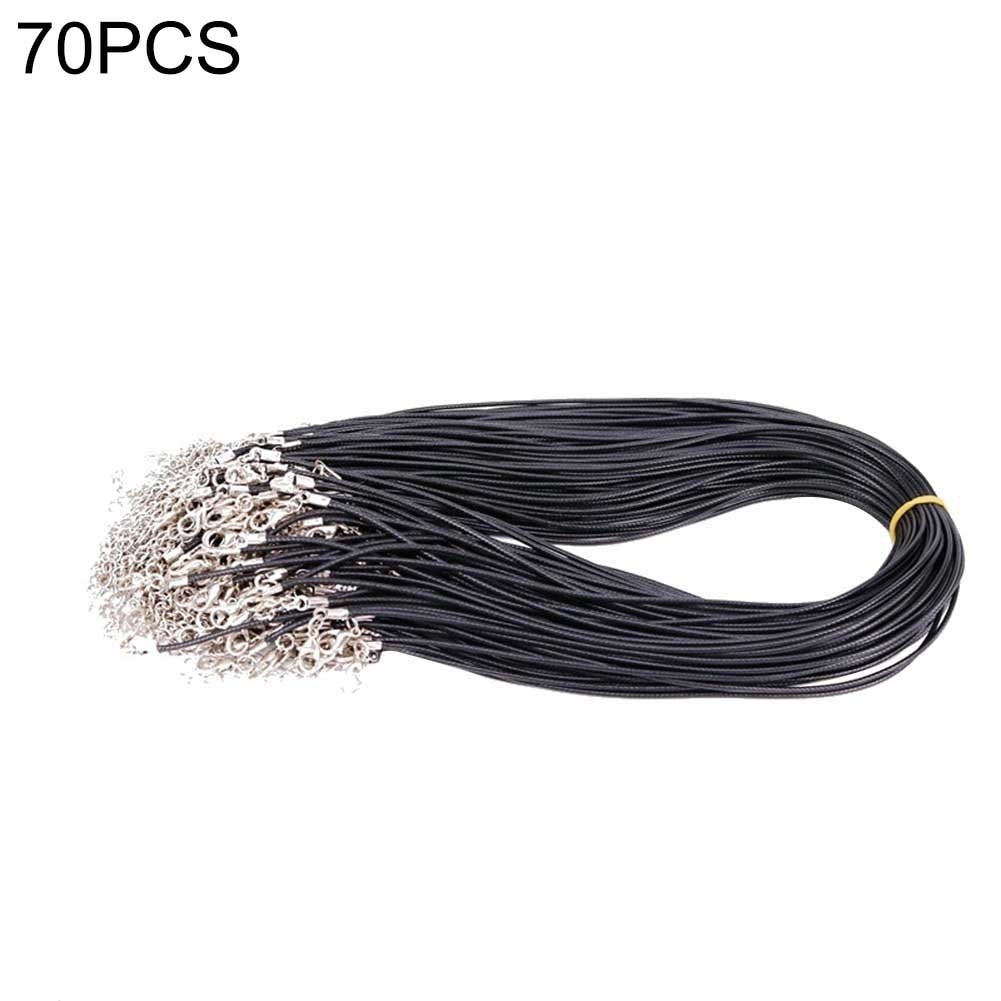 40/70/100Pcs Beading Cord Colorful Wax Rope Necklace Handmade DIY String Jewelry Image 4