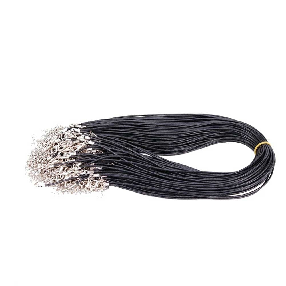 40/70/100Pcs Beading Cord Colorful Wax Rope Necklace Handmade DIY String Jewelry Image 12