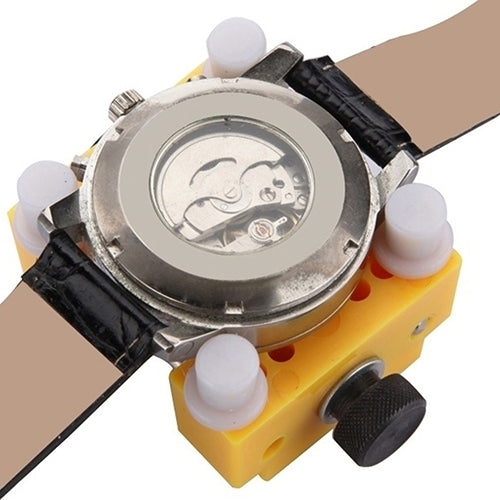 Watch Case Clamp Holder Adjustable Watchmakers Vice Wristwatches Repair Tool Image 1