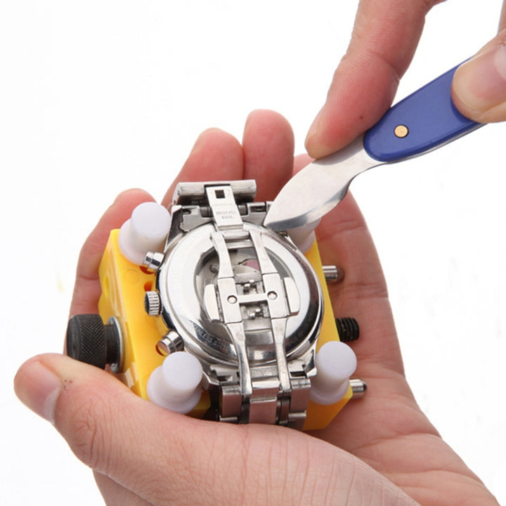 Watch Case Clamp Holder Adjustable Watchmakers Vice Wristwatches Repair Tool Image 4