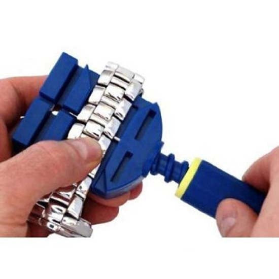 Useful Watch Band Strap Link Adjust Remover Repair Tool Set with 5 Extra Pins Image 2