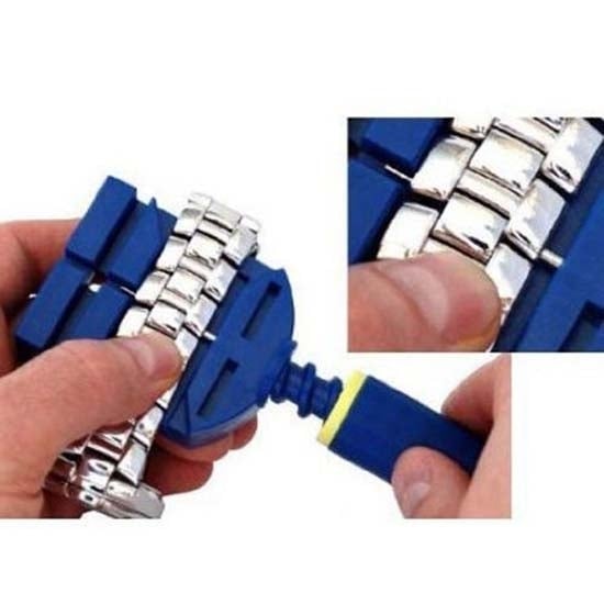 Useful Watch Band Strap Link Adjust Remover Repair Tool Set with 5 Extra Pins Image 6