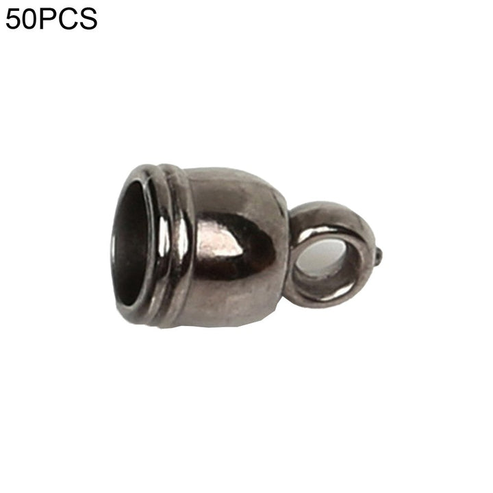 50Pcs Bell Shape Pendant Tassel Caps for DIY Jewelry Bracelet Craft Making Image 1