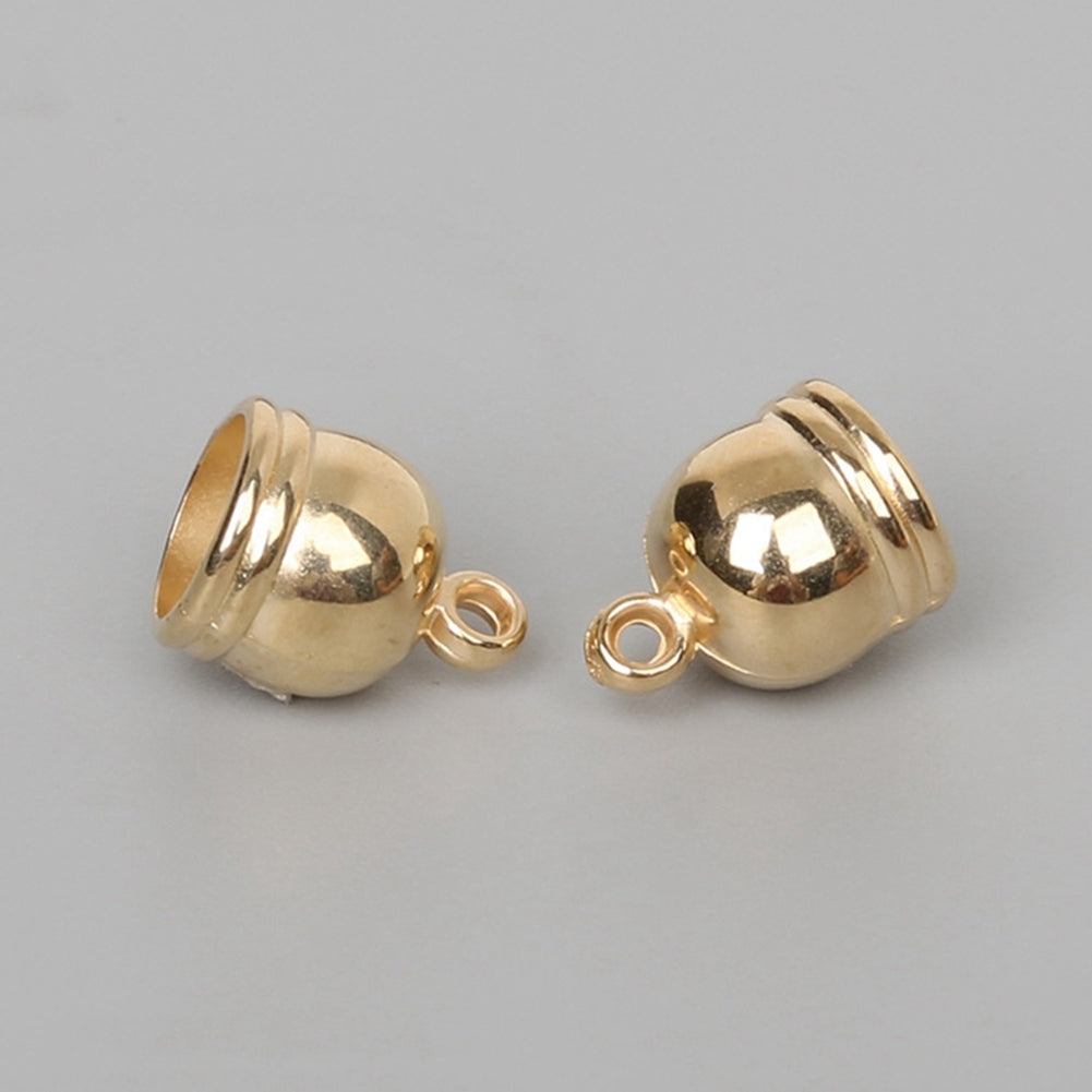50Pcs Bell Shape Pendant Tassel Caps for DIY Jewelry Bracelet Craft Making Image 4