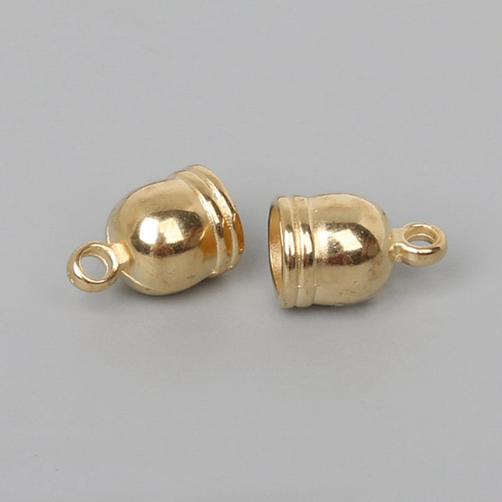 50Pcs Bell Shape Pendant Tassel Caps for DIY Jewelry Bracelet Craft Making Image 6