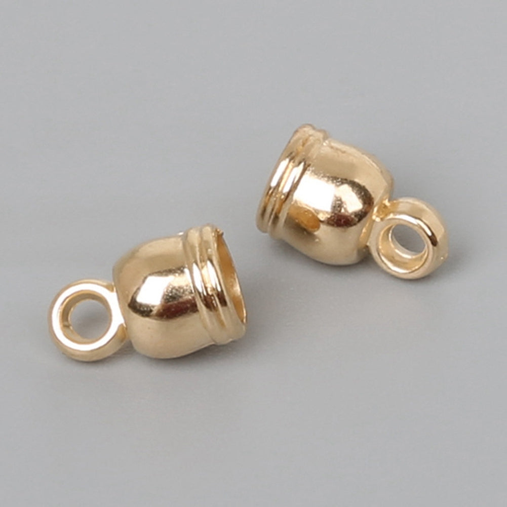 50Pcs Bell Shape Pendant Tassel Caps for DIY Jewelry Bracelet Craft Making Image 8
