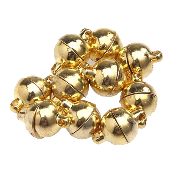 10Pcs 6mm/8mm Round Ball Magnetic Clasps DIY All Match Necklace Tools Image 3