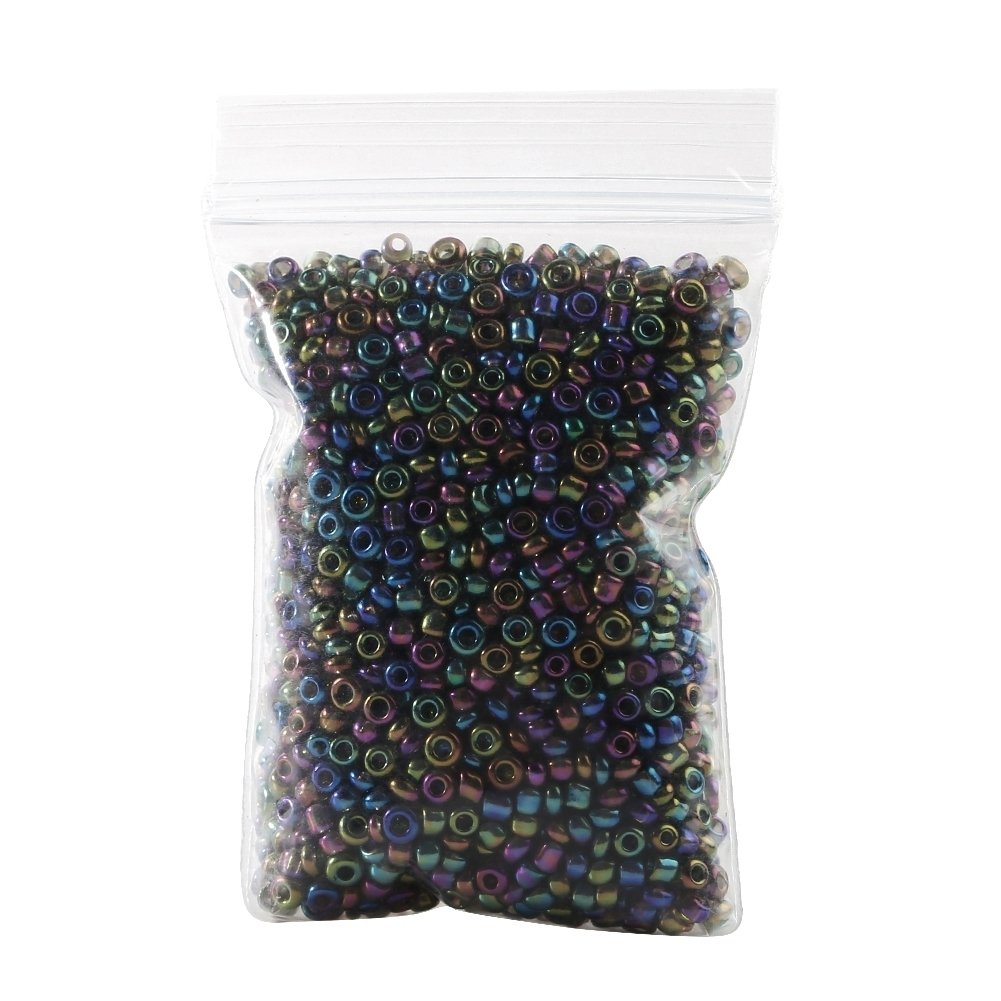 1 Bag 2mm Colorful Round Loose Glass Spacer Beads Jewelry Making DIY Beads Image 1