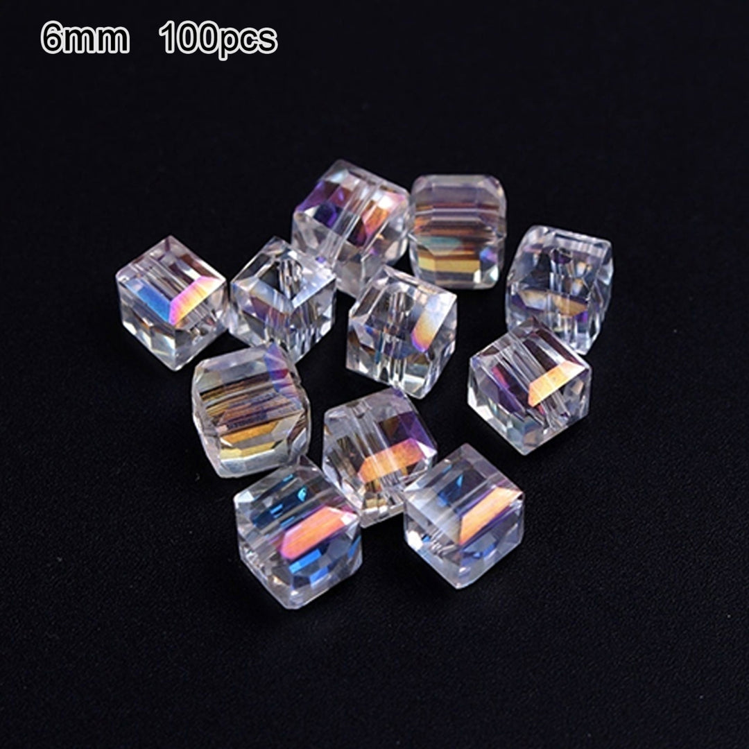 100pcs/lot 4/6mm AB Color DIY Crystal Beads for Jewelry Making Decorative Image 6