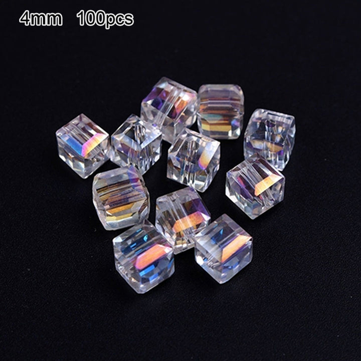 100pcs/lot 4/6mm AB Color DIY Crystal Beads for Jewelry Making Decorative Image 7