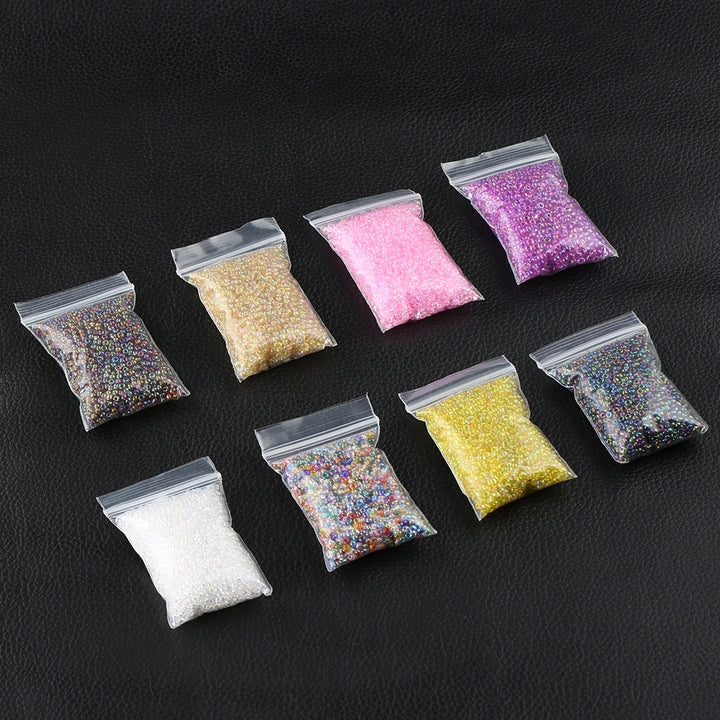 1 Bag 2mm Colorful Round Loose Glass Spacer Beads Jewelry Making DIY Beads Image 9