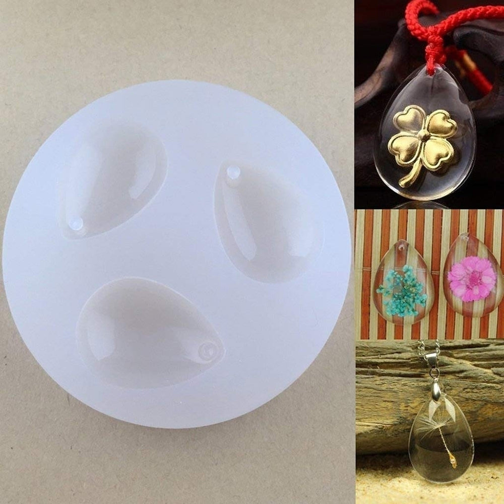 Water Drop Mold for Resin DIY Gem Resin Casing Craft Pendant Jewelry Making Tool Image 2