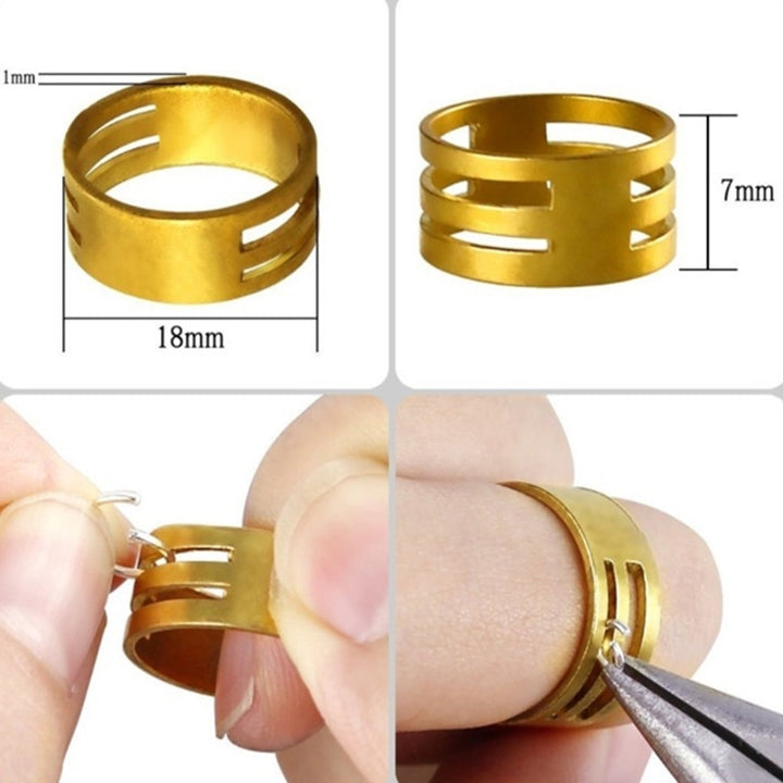 10 Grid Open Jump Ring Lobster Clasp Earring Hook DIY Jewelry Making Supply Kit Image 2