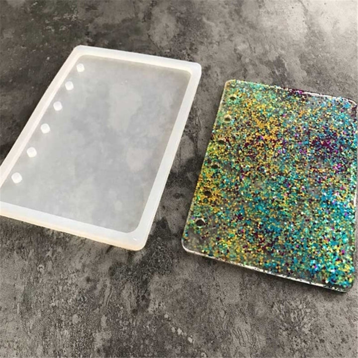 Book Silicone Mold A7 Notebook Cover Making DIY Handmade Epoxy Resin Craft Tool Image 2