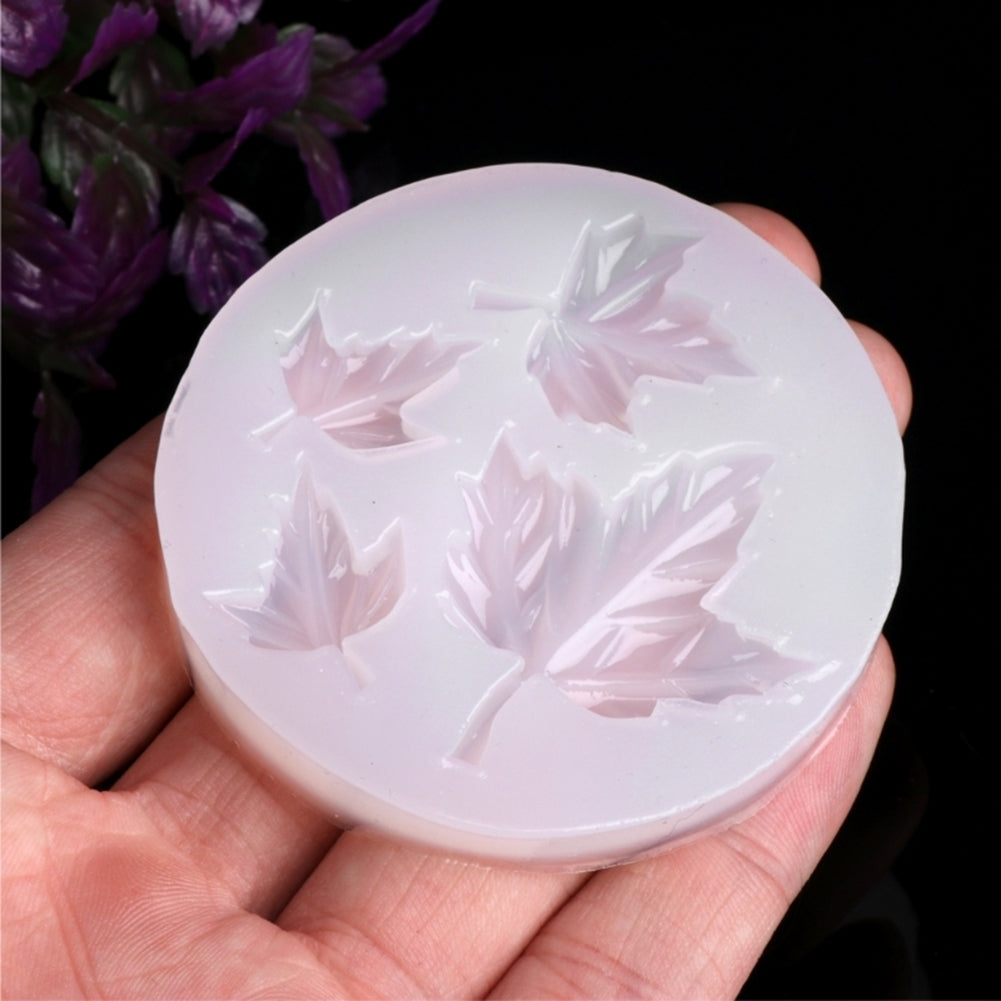 Maple Leaf Silicone Mold Necklace Pendant Jewelry Making DIY Epoxy Resin Mould Image 3