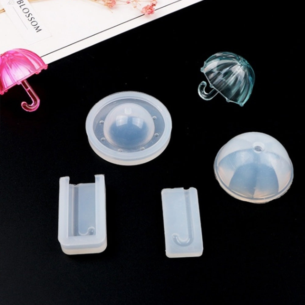 Cute Umbrella Silicone Mold Jewelry Making DIY Handmade Jewelry Epoxy Craft Image 4