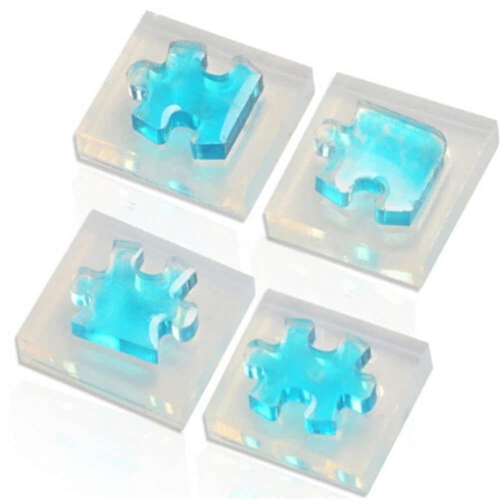 3D Puzzle DIY Silicone Mold Resin Pendant Bead Jewelry Handmade Tool Art Craft Image 1