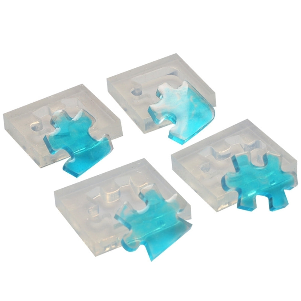 3D Puzzle DIY Silicone Mold Resin Pendant Bead Jewelry Handmade Tool Art Craft Image 3