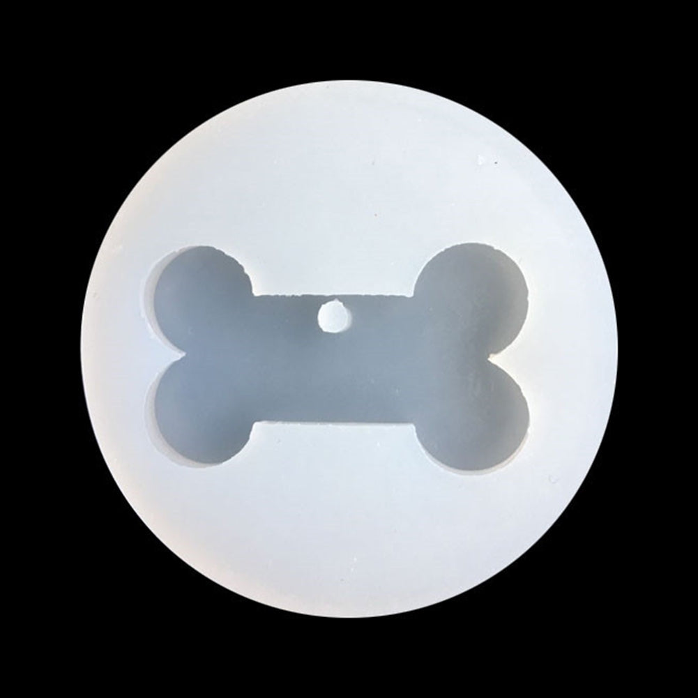 Bone Shape Silicone Mold DIY Dog Tag Pendant Handmade Craft Jewelry Making Tools Image 7