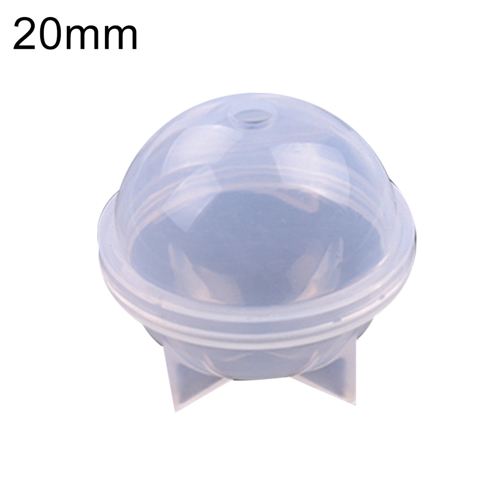 20/30/40/50/60mm Silicone Ball Maker Mold Round Sphere Mould DIY Craft Ornament Image 6
