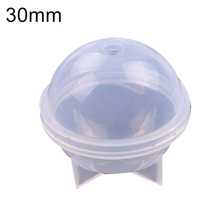 20/30/40/50/60mm Silicone Ball Maker Mold Round Sphere Mould DIY Craft Ornament Image 7