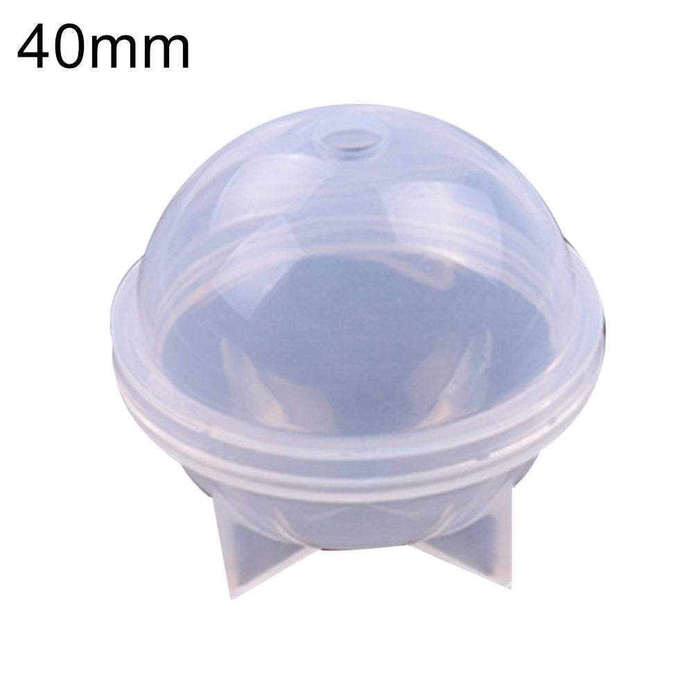 20/30/40/50/60mm Silicone Ball Maker Mold Round Sphere Mould DIY Craft Ornament Image 8